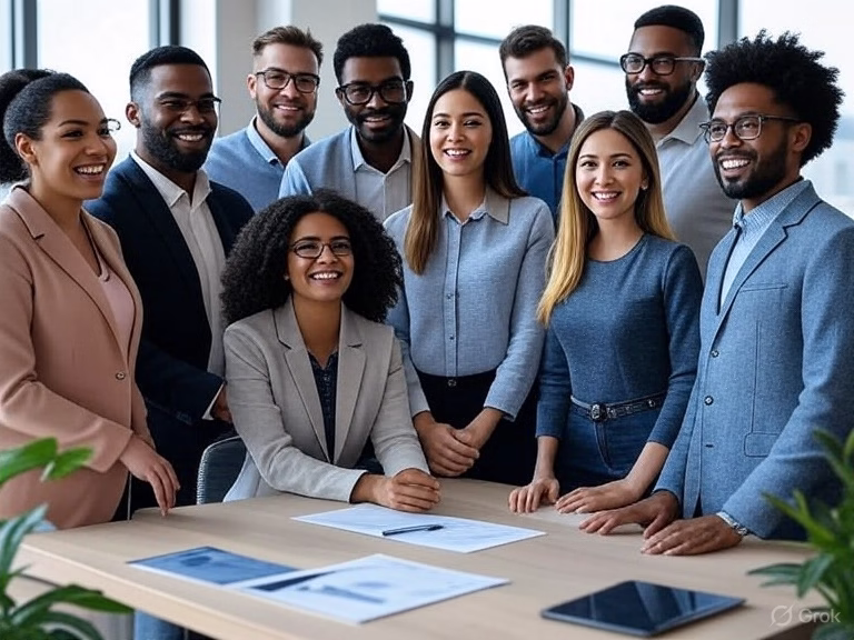 Image showing a lot of individuals to depict 'about us'